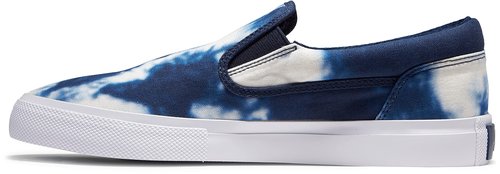 DC Men's Manual Slip-ON TXSE Skate Shoe, Heather Navy, 4