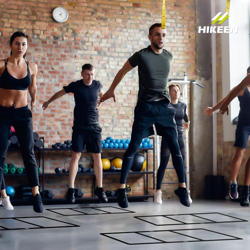 Hikeen Agility Ladder - Durable Speed Ladder for Football & Basketball Training | Portable, Non-Slip Design with Carry Bag