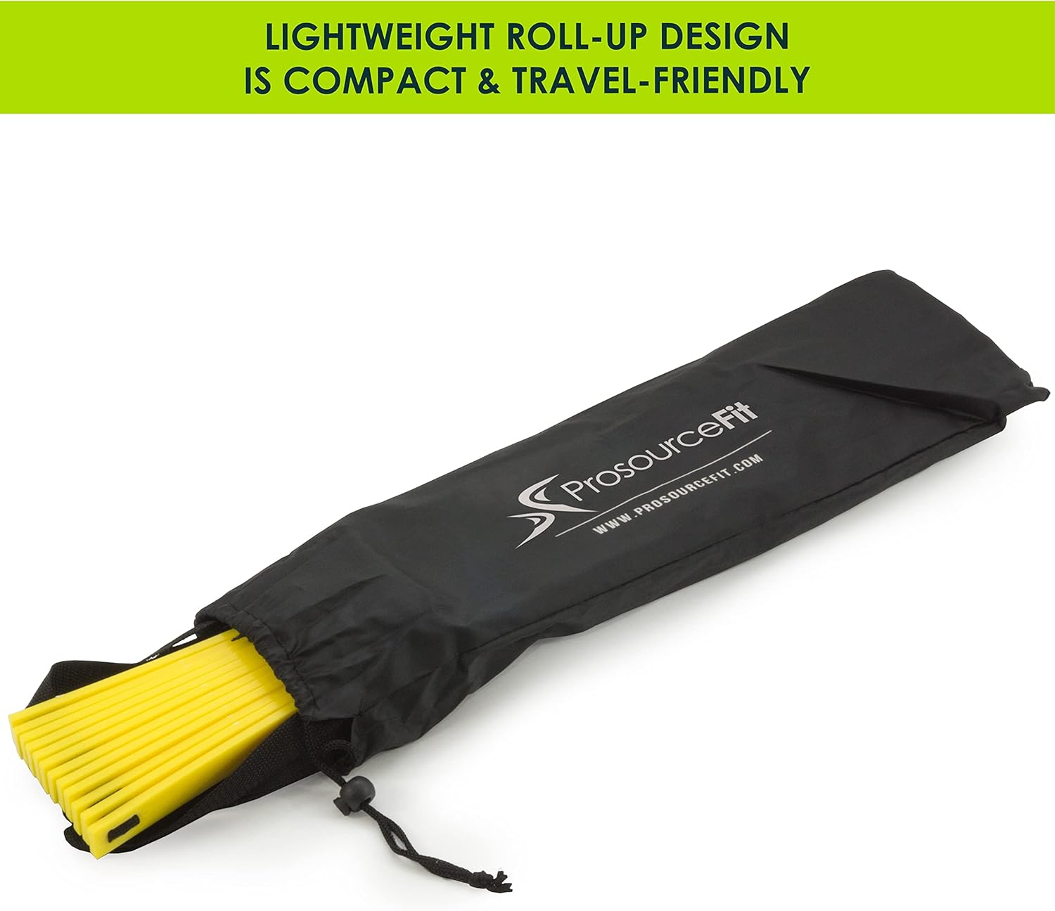ProsourceFit Speed Agility Ladder - Enhance Speed Training & Sports Agility | 8, 12, 20 Rungs with Free Carrying Bag