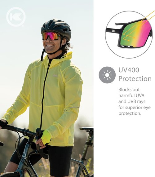 Knockaround Campeones Sport Sunglasses - UV400 Protection for Men & Women | Ideal for Baseball, Cycling & Running