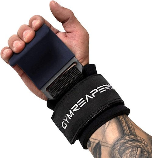 Gymreapers Weight Lifting Hooks - Heavy Duty Wrist Straps for Deadlifts & Pull-Ups | Grip Support for Men & Women