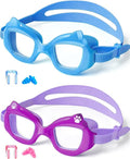 EverSport Kids Swim Goggles - Anti-Fog, Leakproof, UV Protection | 2-Pack for Ages 3-14, Boys & Girls