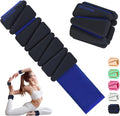 BECOJADDE Ankle Weights - Adjustable 1 lb/2 lb Set for Women & Men | Perfect for Walking, Yoga, Gym