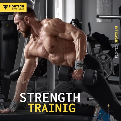 FIGHTECH Wrist Wraps for WeightLifting | 18 inch Professional Grade Lifting Wrist Wraps | Best for Powerlifting Competition, Strength Training, Bodybuilding (Gray, 18 Inch)