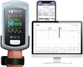 EMAY Sleep Oxygen Monitor - Bluetooth Pulse Oximeter with App & 72-Hour Memory for SpO2 Tracking