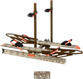 Young Bike Rack - Hitch Mount for 2 E-Bikes | Foldable, Anti-Wobble, 200lbs Capacity, Camo Finish