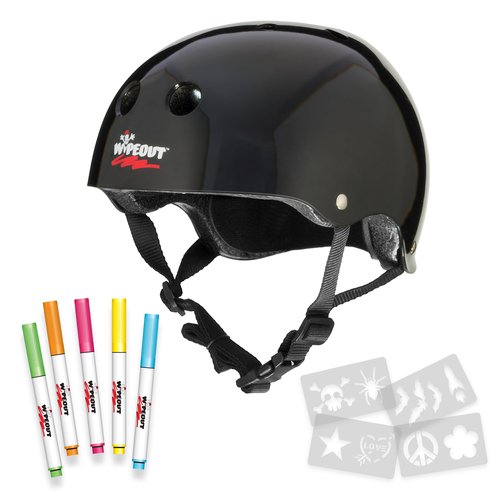 Wipeout Triple Eight SNOW DELUXE Helmet Black (8+) (WP4352)