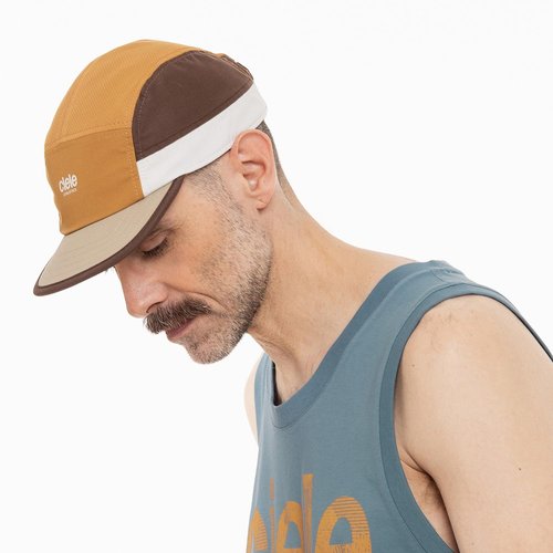 Ciele Athletics ALZCap - Premium, Small Brim, Washable Moisture Wicking Hat with Sun Protection, 5-Panel Knit Running Hat - Mellow