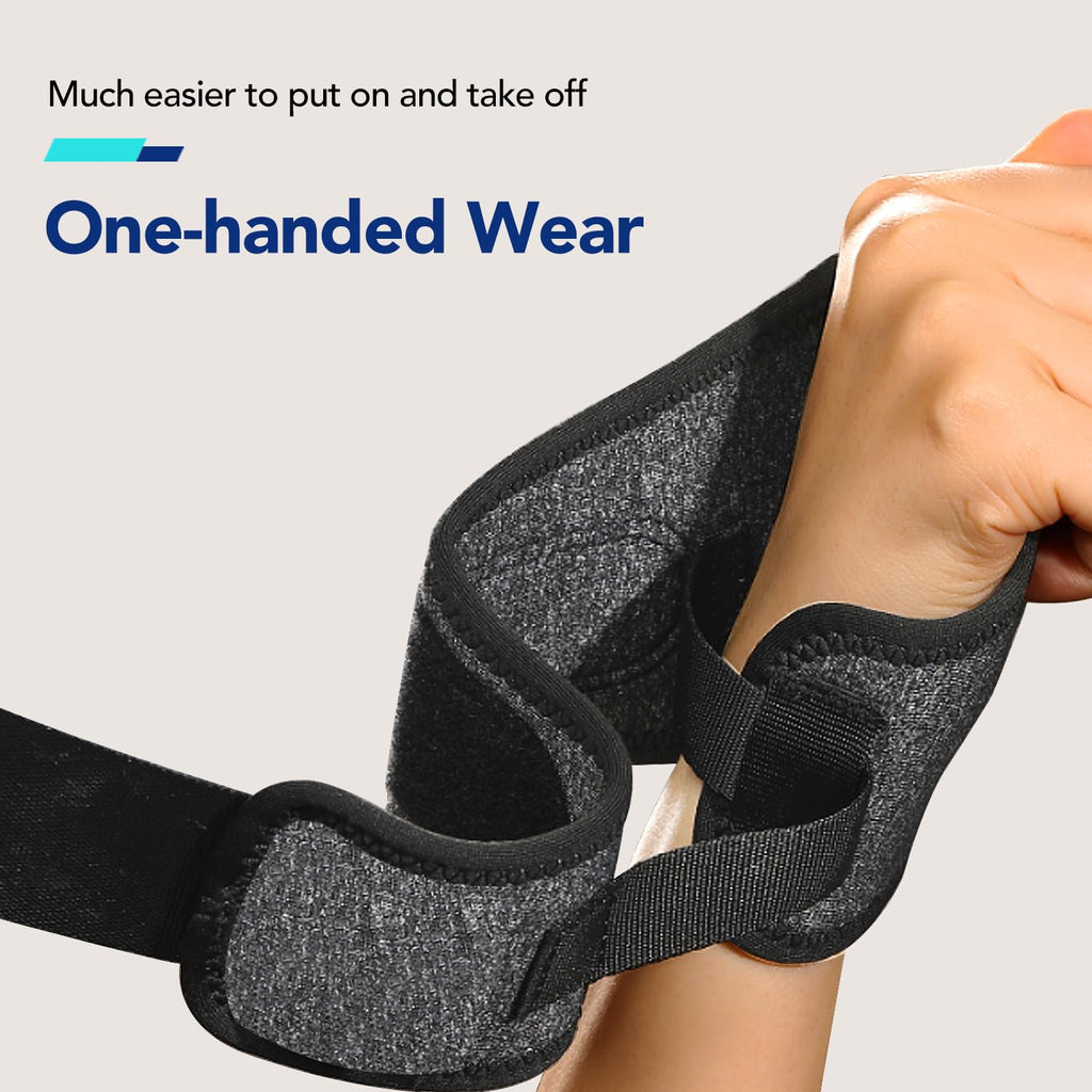 Skiennix Wrist Brace - Soft Thumb Opening for Carpal Tunnel Relief | Compression Support for Men & Women
