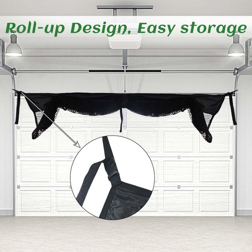 Gagalileo Golf Net for Garage Door with Mat: 10X8FT Heavy Duty Roll-Up Design Quick Setup for Backyard & Basement Training Target Ideal for Beginners & Advanced Golfers