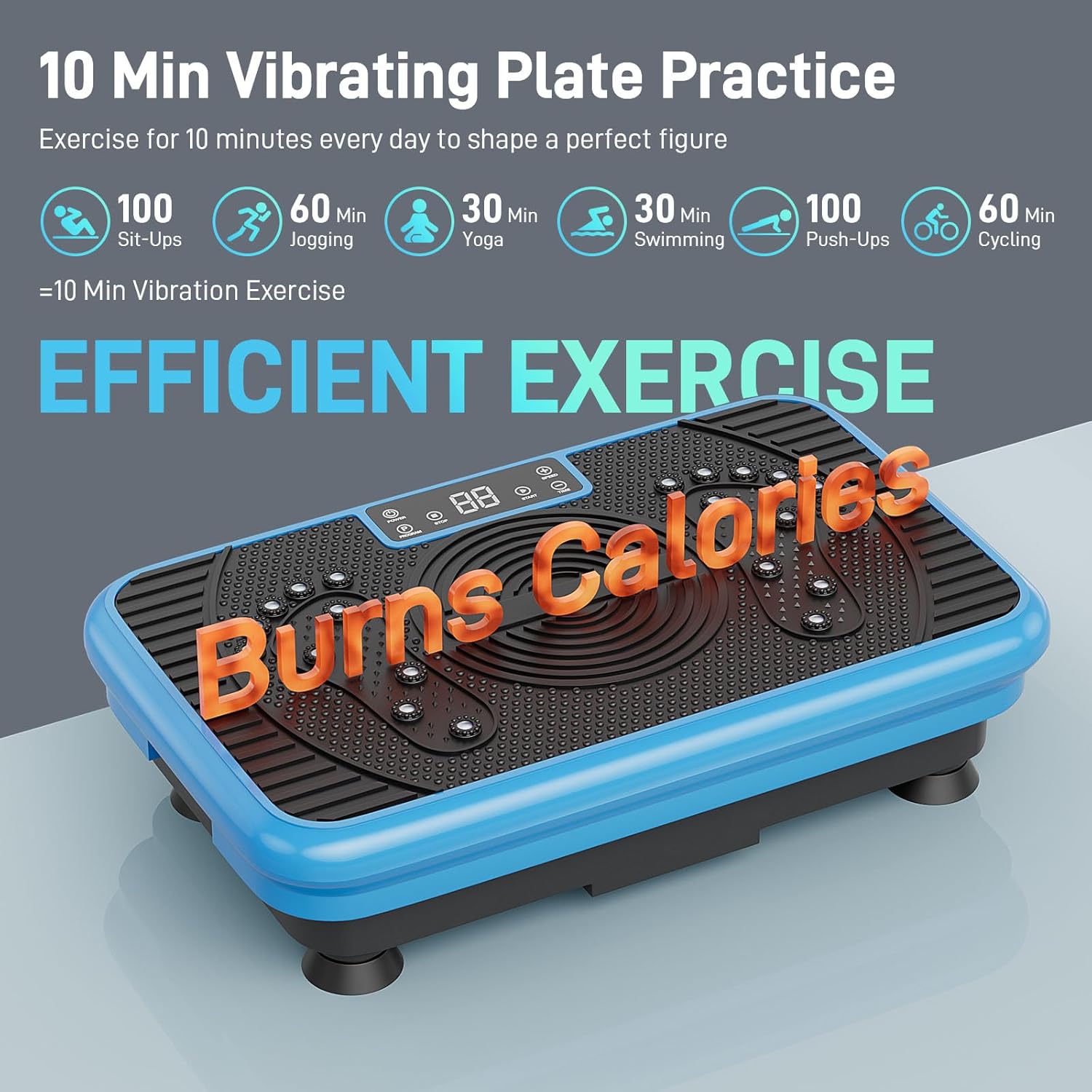 Skiennix Vibration Plate Exercise Machine - Whole Body Fitness Platform for Weight Loss & Lymphatic Support | 330 LBS Capacity with Remote Control