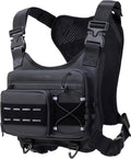 Skiennix Chest Bag for Men - Lightweight No-Bounce Running Pack | Water-Resistant Reflective Pouch