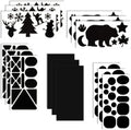 Skiennix Repair Patches - Self-Adhesive Nylon Fabric for Down Jackets | 10 Sheets in Various Sizes & Shapes