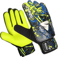 Shaz Soccer Goalkeeper Gloves - Anti-Slip 4mm Latex Palm with Strong Grip | Size 7 for Kids & Youth