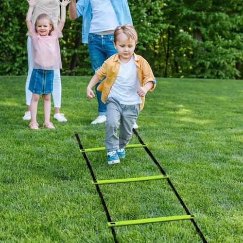 GHB Pro Agility Ladder - 12 Rung Speed Training Ladder | 20ft with Carrying Bag for Enhanced Performance