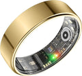 BENIO Gen 2 Smart Ring - Fitness Tracker with Step, Sleep, Blood Oxygen & Heart Rate Monitor | Size 8.5, Gold