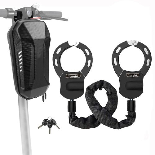 Scooter Lock,Scooter Locks Anti Theft with Scooter Bag,35.8 inch Heavy Duty Electric Scooter Locks,with 3 Key,Bike Locks High Security,Lock for Electric Scooter,E-Bikes,Motorcycles