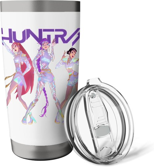 HUNTR/X KPop Demon Hunters Stainless Steel Insulated Tumbler - Officially Licensed, Durable Design