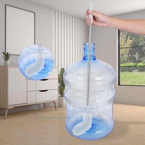 28-Inch Long Bottle Brush by [Brand Name] - 2-Pack Water Bottle Cleaner with Bendable Head & Durable Nylon Bristles