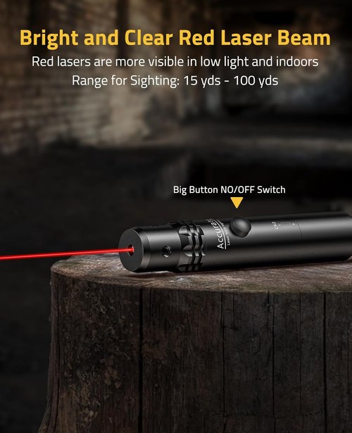 Bore Sight Laser Kit - Professional Red/Green Boresighter for 0.17 to 12GA Calibers | Perfect for Hunting Rifles & Pistols