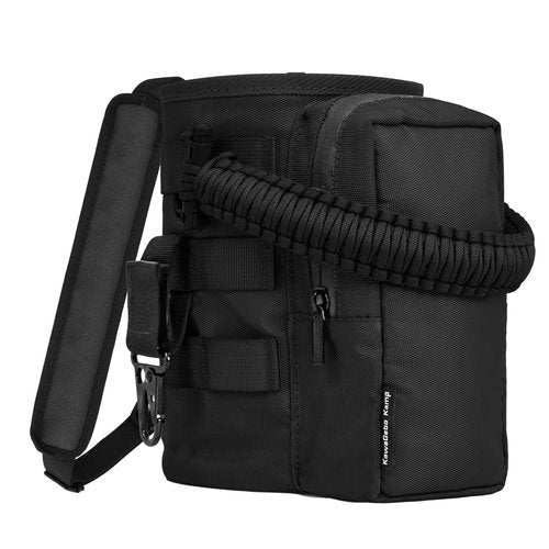 KawaGebo Kamp Tactical Water Bottle Holder Bag with Strap, Water Bottle Carrier Pouch for Walking, Gym, Camping, Fishing, Hunting 32oz, 64oz, 128oz One Gallon Tactical Carrier Holder