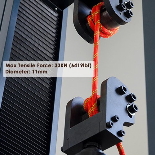 Ritafc Climbing Static Rope UIAA Rappelling Rope 11mm 100FT Static Line Nylon Kern Mantle Rope for Rock Climbe, Mountain Tree Climb, Hauling, Rescue Equipment