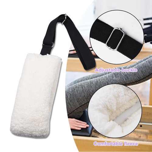 Lights Mountain Adjustable Pilates Fuzzies Straps - Premium Plush Cuffs for Pilates Cadillac Reformer, Pilates Equipment for Home and Studio, Provides Comfort, Stability, and Support During Workouts