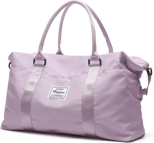 HYC00 Travel Duffel Bag - Stylish Carry-On Overnight Weekender for Women | Sports Tote with Wet Pocket
