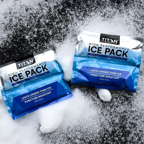 Arctic Zone Titan Deep Freeze Ice Pack | 600g High-Performance, Puncture-Resistant Cold Pack (2 Pack)