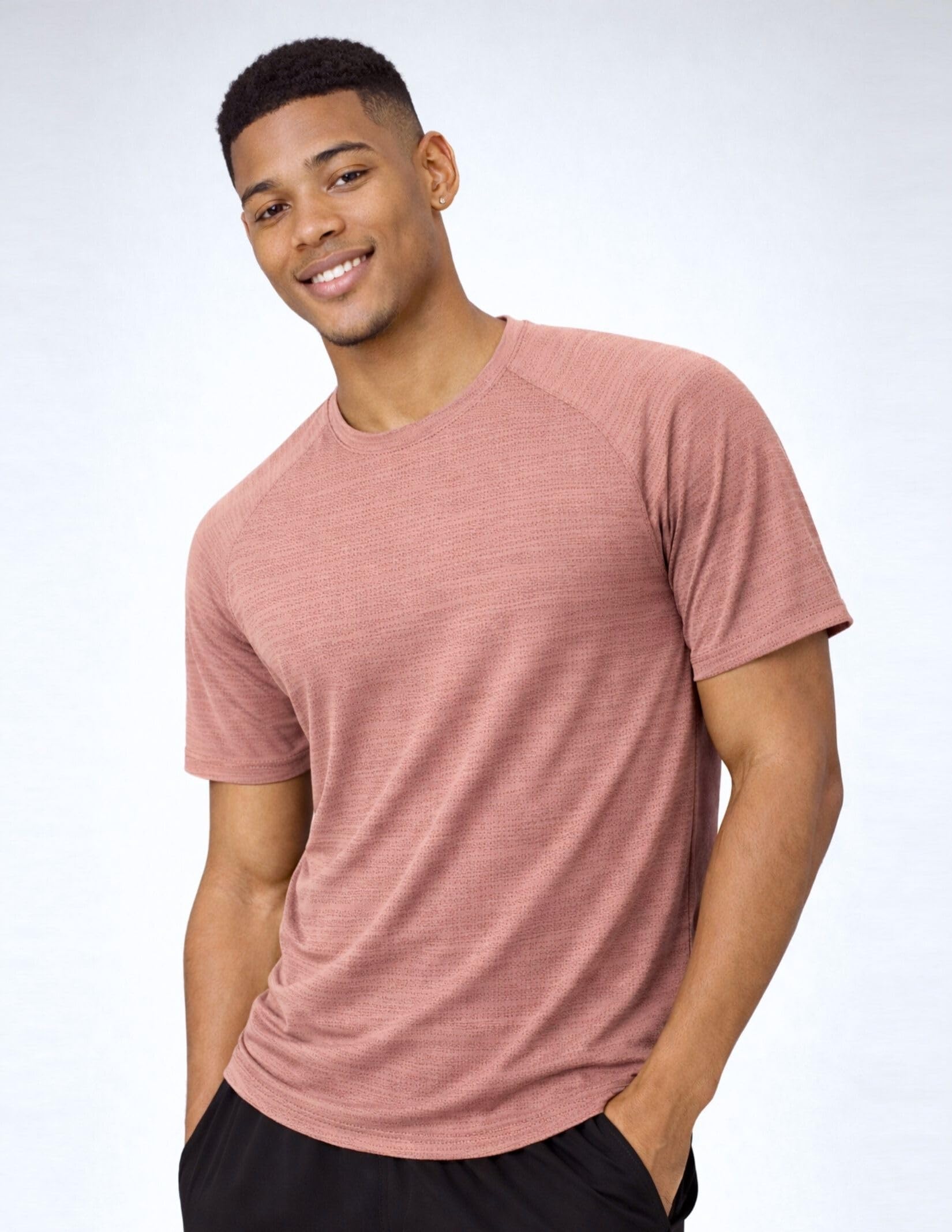 5 Pack Men’s Active Quick Dry Crew Neck T Shirts | Athletic Running Gym Workout Short Sleeve Tee Tops Bulk (Set 19, 3X-Large)