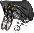 Szblnsm Bike Cover - Waterproof Outdoor Bicycle Protection for 1-3 Bikes | Heavy-Duty 420D Ripstop Material