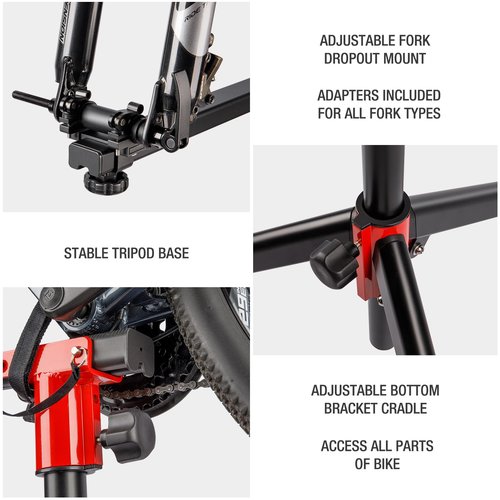 CXWXC Bike Repair Stand (Max 55 Lbs)- Bicycle Workstand Maintenance Stand- eBike Mechanic Stand Workstands for Shop Home