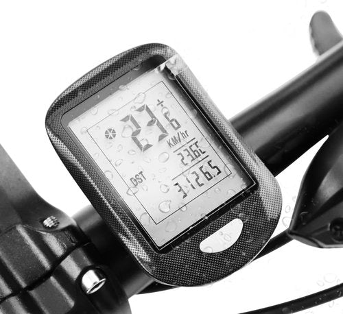 CYFIE Wireless Bike Computer - Multi-Function Waterproof Odometer & Speedometer | 2.9'' LCD Screen