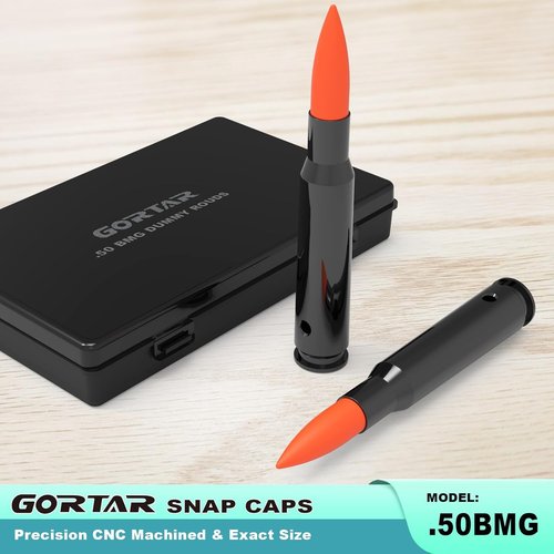 GORTAR Snap Caps - Training Dummy Rounds for Safe Loading & Firing | Realistic Weight