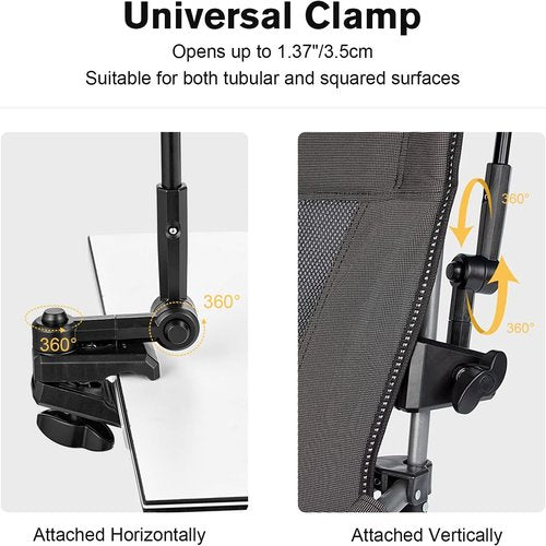 G4Free Adjustable XL Chair Umbrella - UPF 50+ UV Protection Sun Shade for Beach, Stroller, Golf Cart
