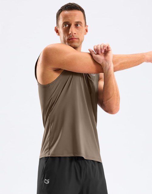 G Gradual Men's Workout Tank Top - Moisture-Wicking Sleeveless Muscle Shirt for Gym & Summer Casual Wear