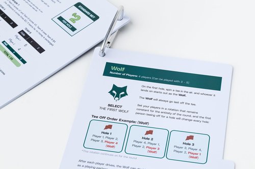 P I N H I G H The Caddie's Bible | Your Quick and Easy Golf Games and Betting Guide | Weatherproof, Pocket-Sized, Flexible, Durable PVC Pages | Clear, Straightforward Rules and Tips