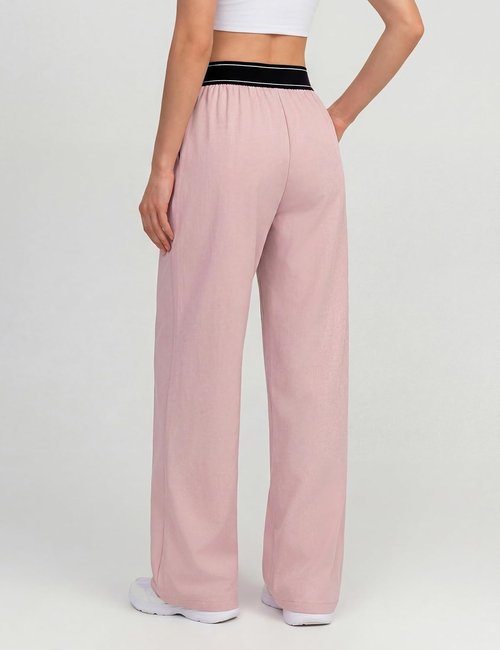 BMJL Women's Track Pants - Lightweight Loose Straight Leg Workout Trousers | Elastic Waist, Summer Style