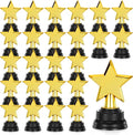 Mini Star Trophy Awards by [Brand Name] - 24 Pack Gold Plastic Trophies for Party Favors & Sports Events | 3.5 Inch