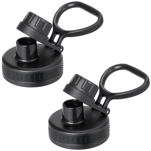 Soledea 2 Pack Replacement Lid for Hydro Flask Wide Mouth (12/16/18/20/32/40/64 Oz) – Compatible with Simple Modern, Takeya, Iron Flask, BUZIO, Leak-Proof Spout with Flexible Handle, BPA Free