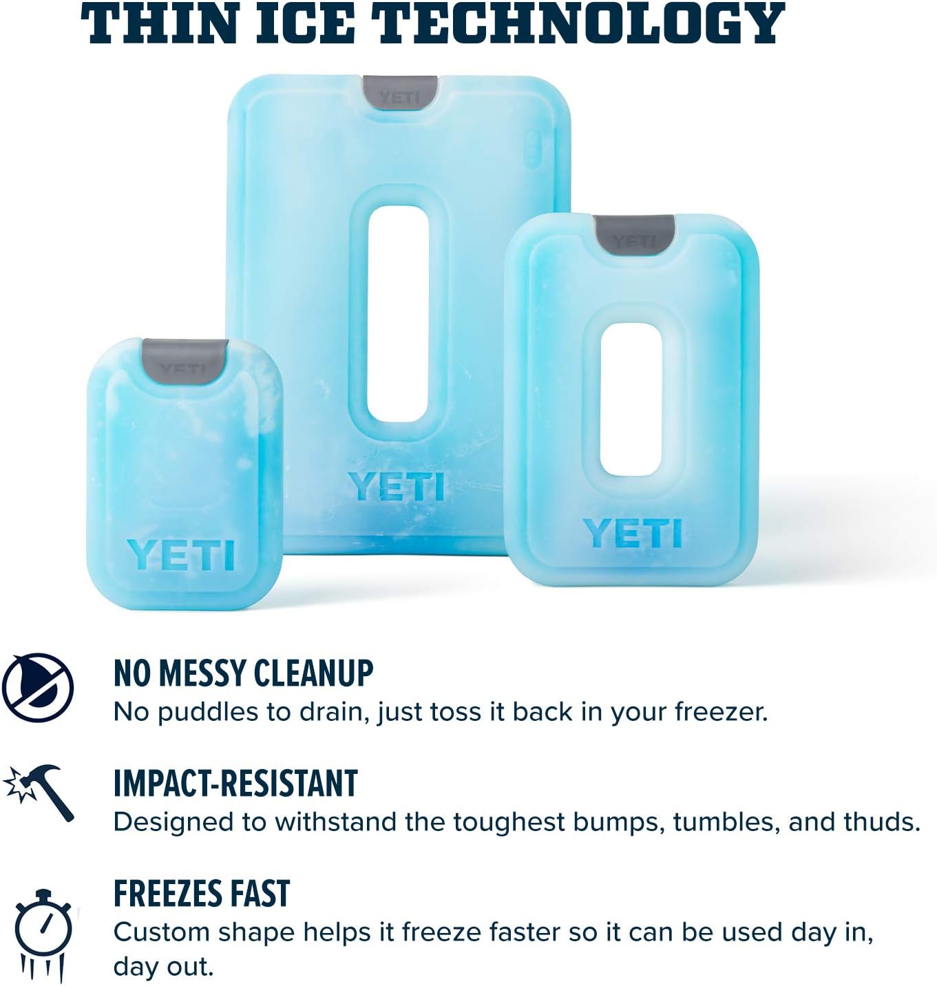 YETI ICE Refreezable Cooler Ice Pack - Reusable & Durable | Perfect for Outdoor Adventures