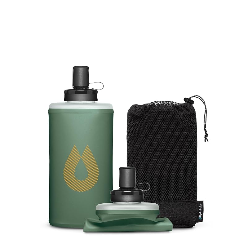 HydraPak PackFlask Harness Water Bottle 25 oz Sage Green – 500ml/750ml