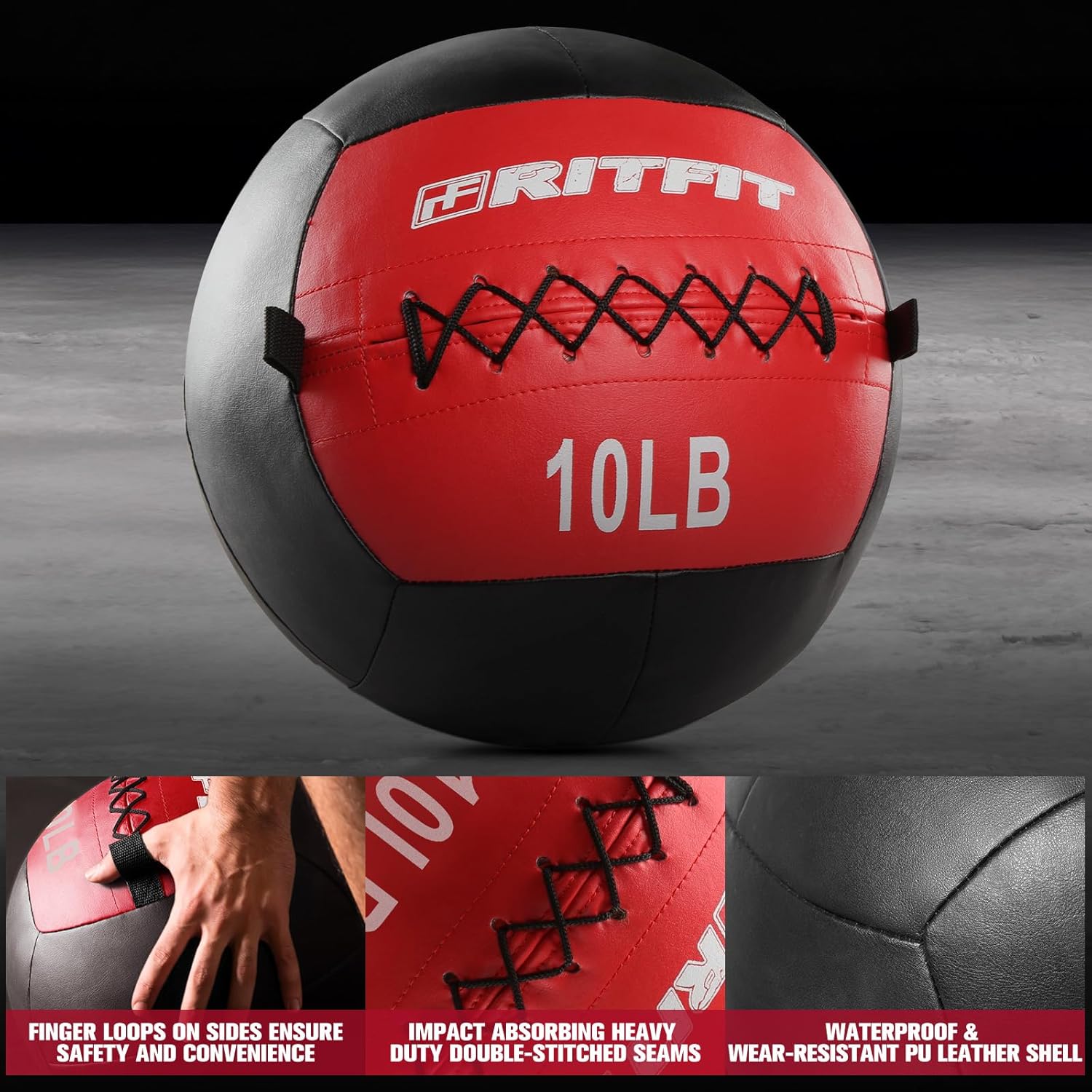 RitFit Soft Medicine Ball - Perfect for Strength & Conditioning Workouts | Core Training Essential