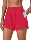 BMJL Women's Running Shorts - Elastic High Waisted with Pockets | 2.5" Quick Dry Athletic Shorts