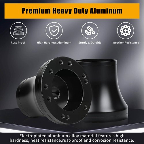 Club Car Steering Wheel Adapter Hub for Club Car Precedent/Tempo/Onward Golf Carts with 5-6 Holes Golf Cart Steering Wheel