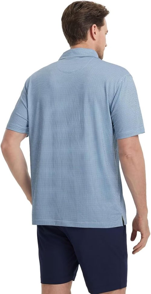 M MAELREG Men's Golf Shirt - Short Sleeve Dry Fit Polo with Moisture-Wicking Performance | Stylish Patterns