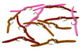 Tungsten Bead San Juan Worm Flies on Mustad 14 Hooks - Assorted 1 Dozen