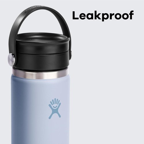 Hydro Flask Wide Mouth Water Bottle - Insulated Travel Cup with Flex Sip Lid | 20 Oz
