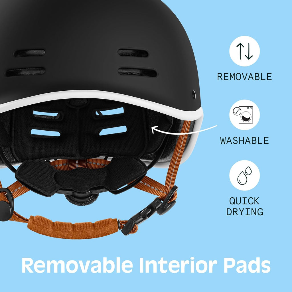 Retrospec Remi Adult Bike Helmet - Adjustable Bicycle Helmet for Commuting & Road Biking