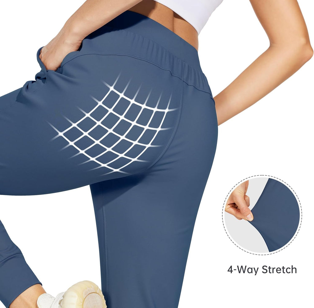 Willit Women's Joggers - Lightweight Athletic Sweatpants with Pockets for Running & Workouts